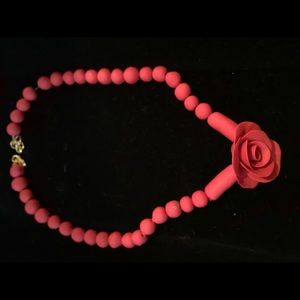 Handcrafted polymer clay necklace